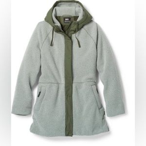 REI Beyonder Fleece Rain Jacket M